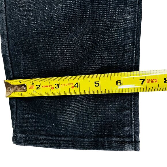 AG Adriano Goldschmied The Stevie Slim Straight Fit Womens Jeans Dark Wash 30R - Picture 13 of 15